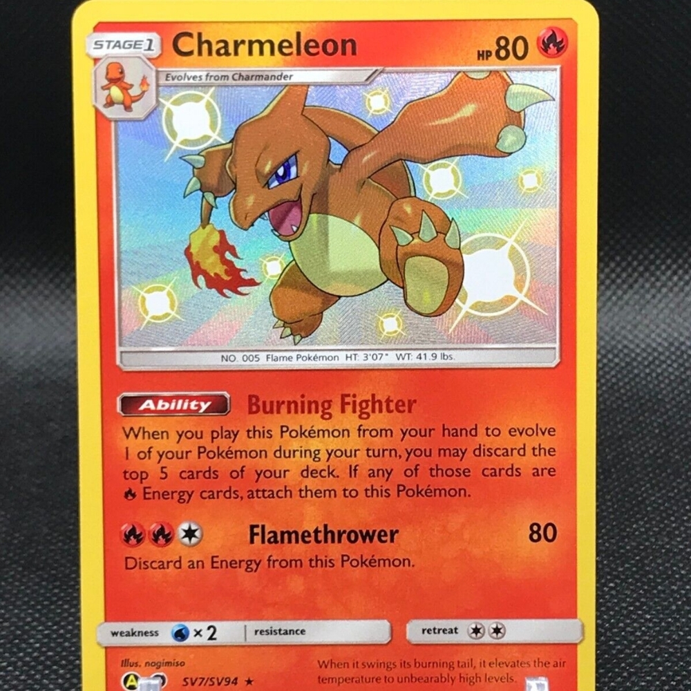 Shiny charmeleon hidden fates